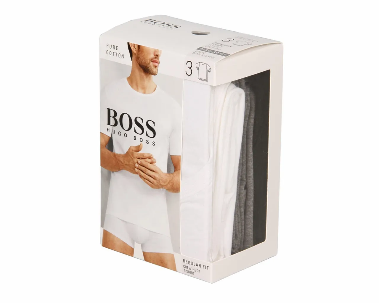 Hugo Boss RN 3 Piece 50325388 999 Crew Neck T-Shirt