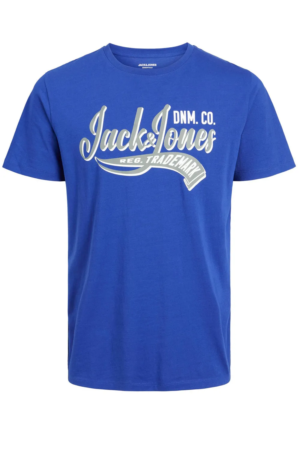 Jack & Jones Mens 'JJELOGO TEE' Print Crew Neck T-Shirt