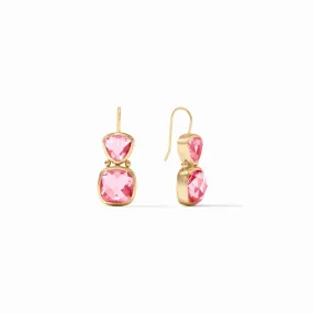 Julie Vos Aquitaine Earring, Peony Pink