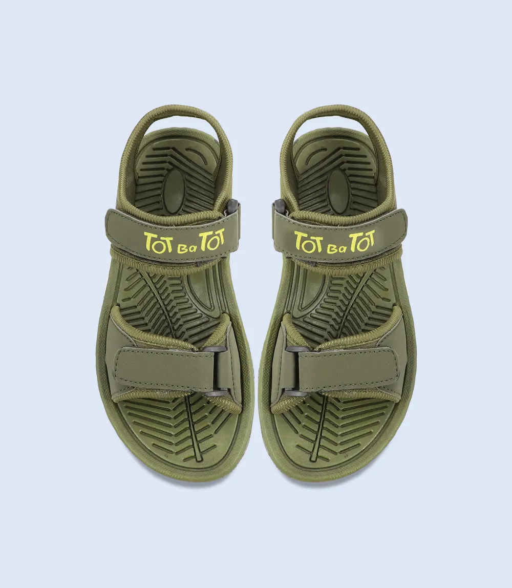 KB0159-GREEN-Boys Sandal