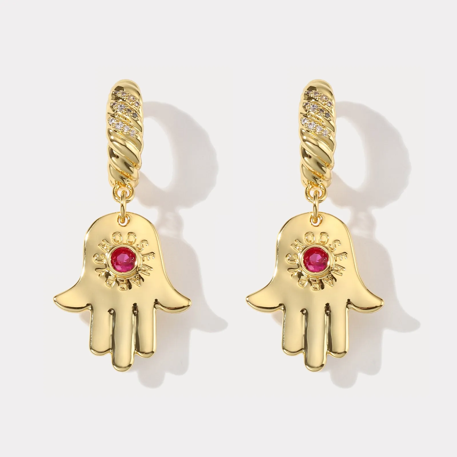 Khamsa Earrings