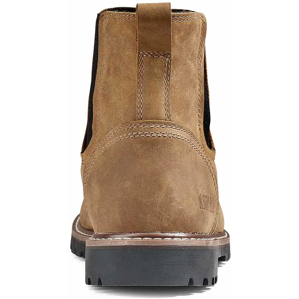 Kodiak Men's Mckinney Soft Toe WP Chelsea Work Boot -Brown- 4TESBN