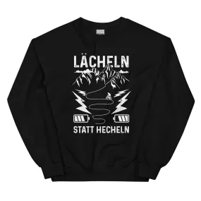 Lcheln statt hecheln - Sweatshirt (Unisex)