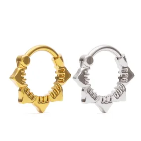 Lotus Septum Clicker Hoop