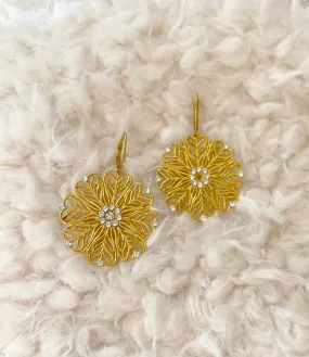 Medium Flower Filagree Earring