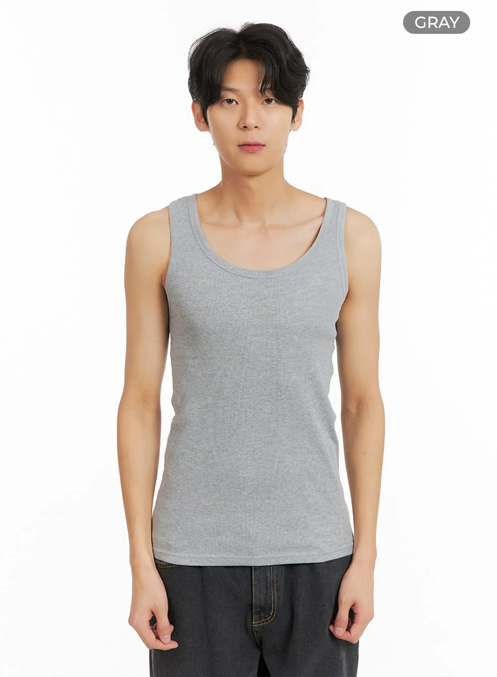 Men's Basic Slim Fit Tank Top IA401