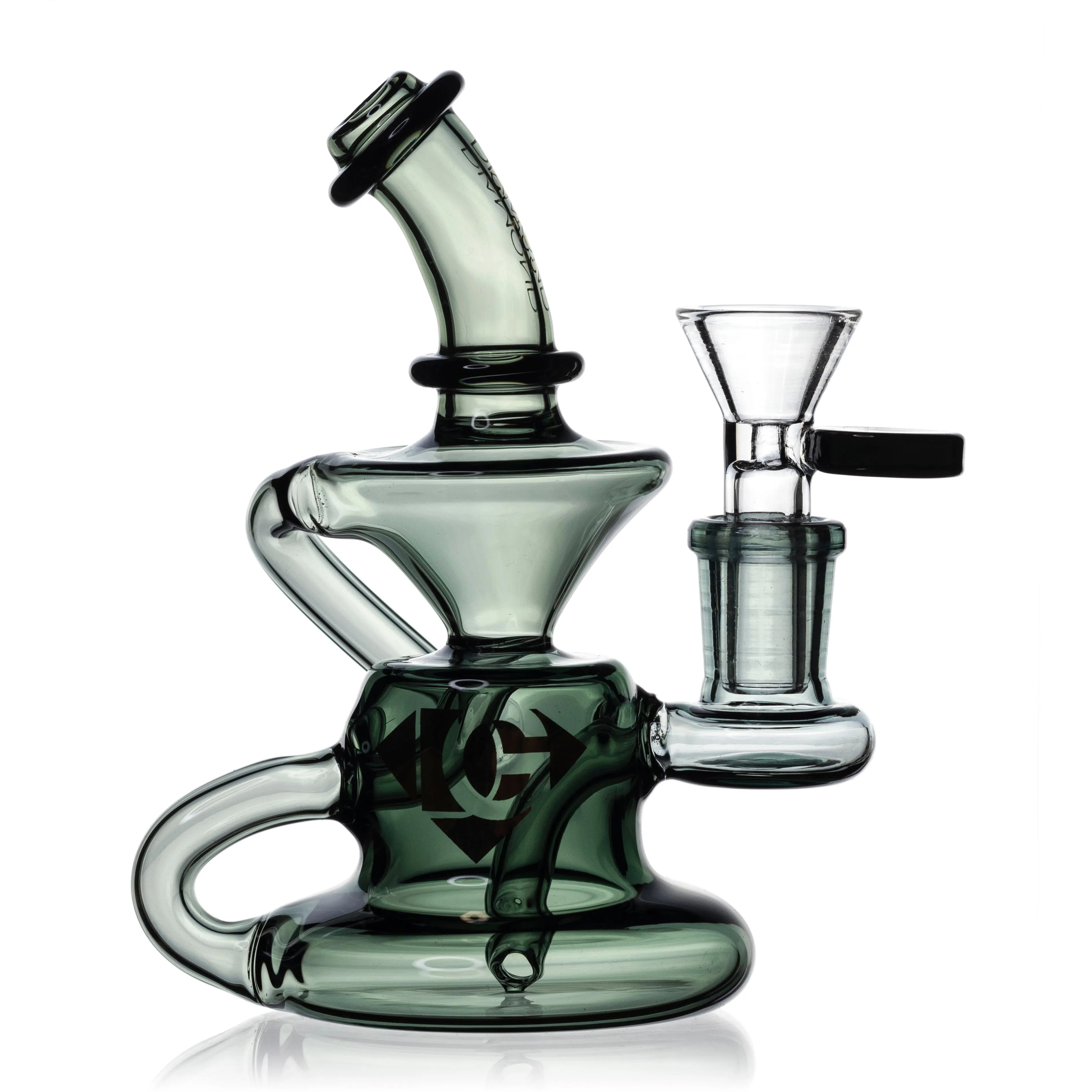 Mini Banger Hanger Recycler, by Diamond Glass (Free Banger Included)