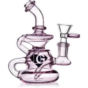 Mini Banger Hanger Recycler, by Diamond Glass (Free Banger Included)