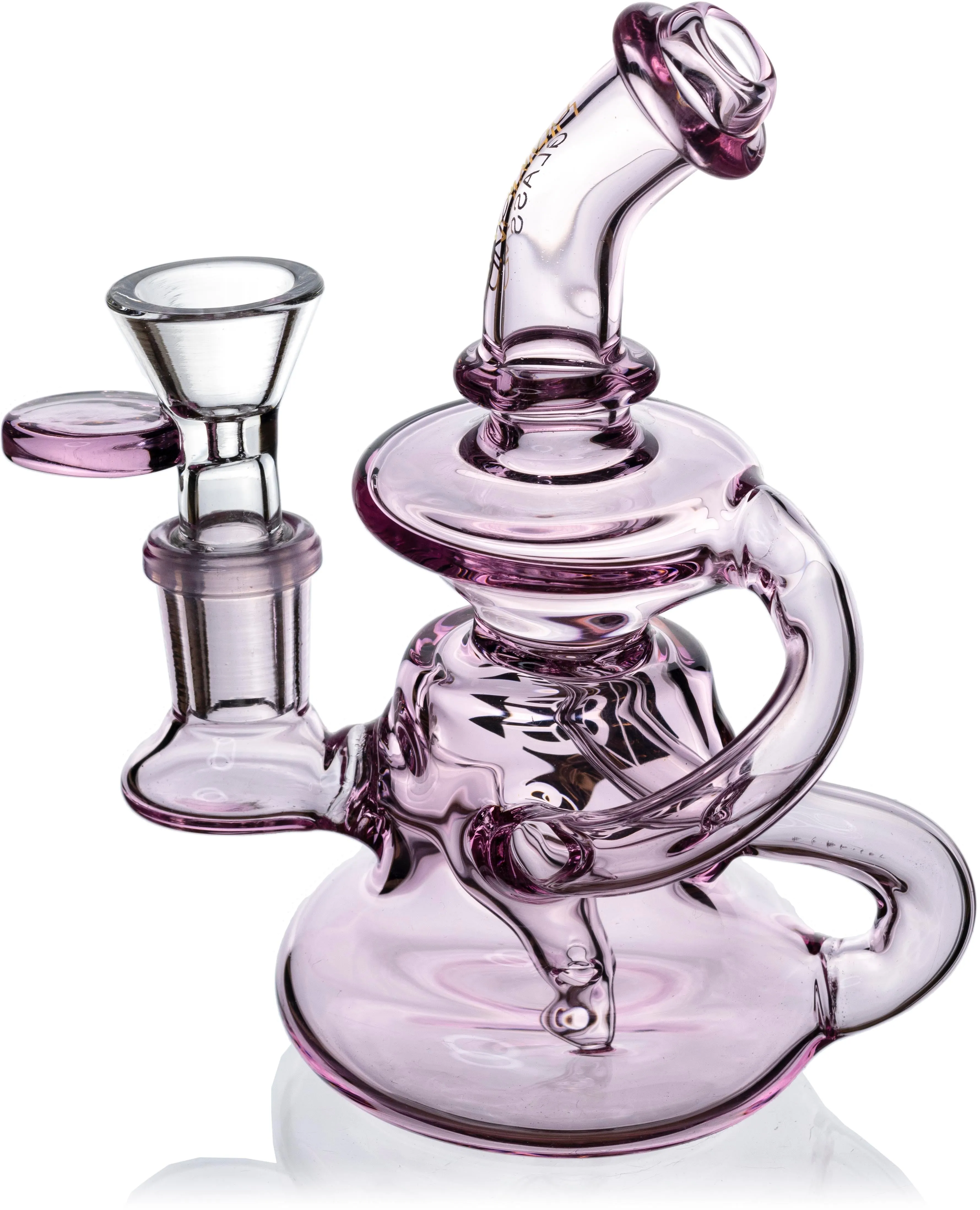 Mini Banger Hanger Recycler, by Diamond Glass (Free Banger Included)