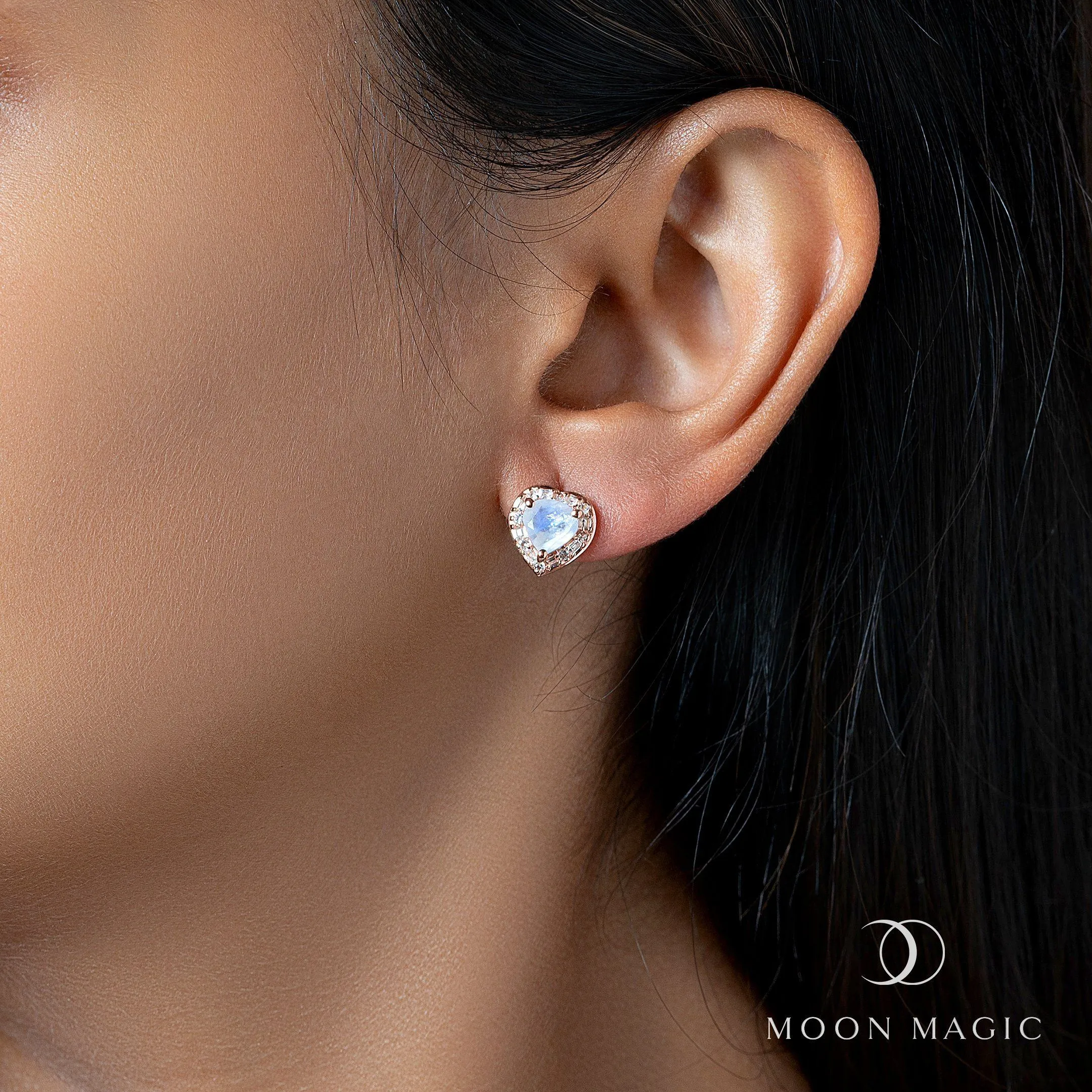 Moonstone Earrings - Chosen One Studs