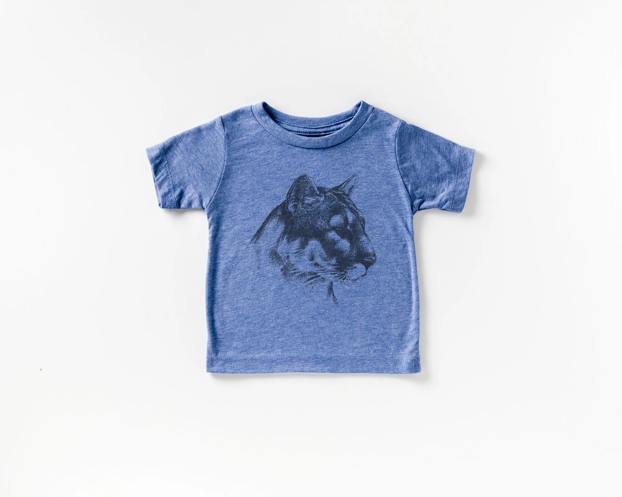 Mountain Lion / Cougar Triblend Baby, Toddler & Youth Shirts