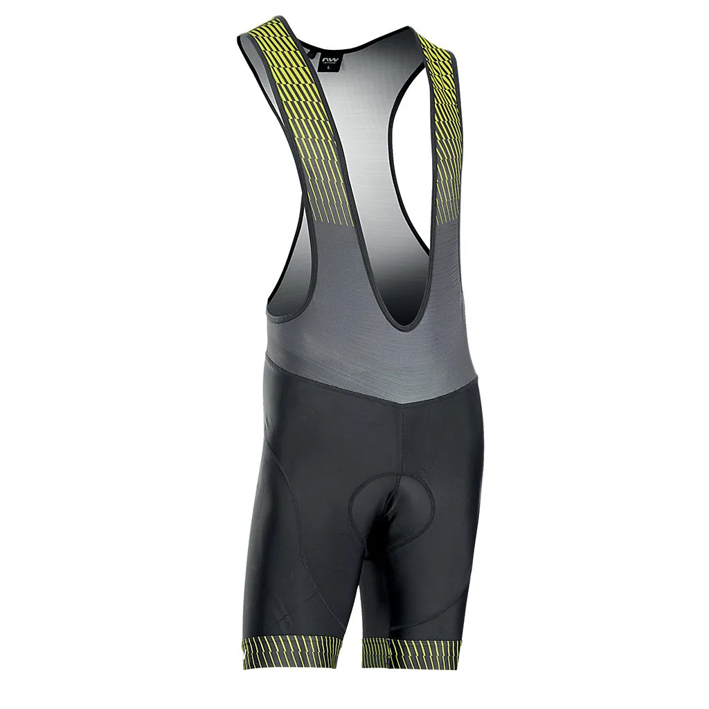 Northwave Origin Bibshorts 2022 - Black/Yellow Fluo