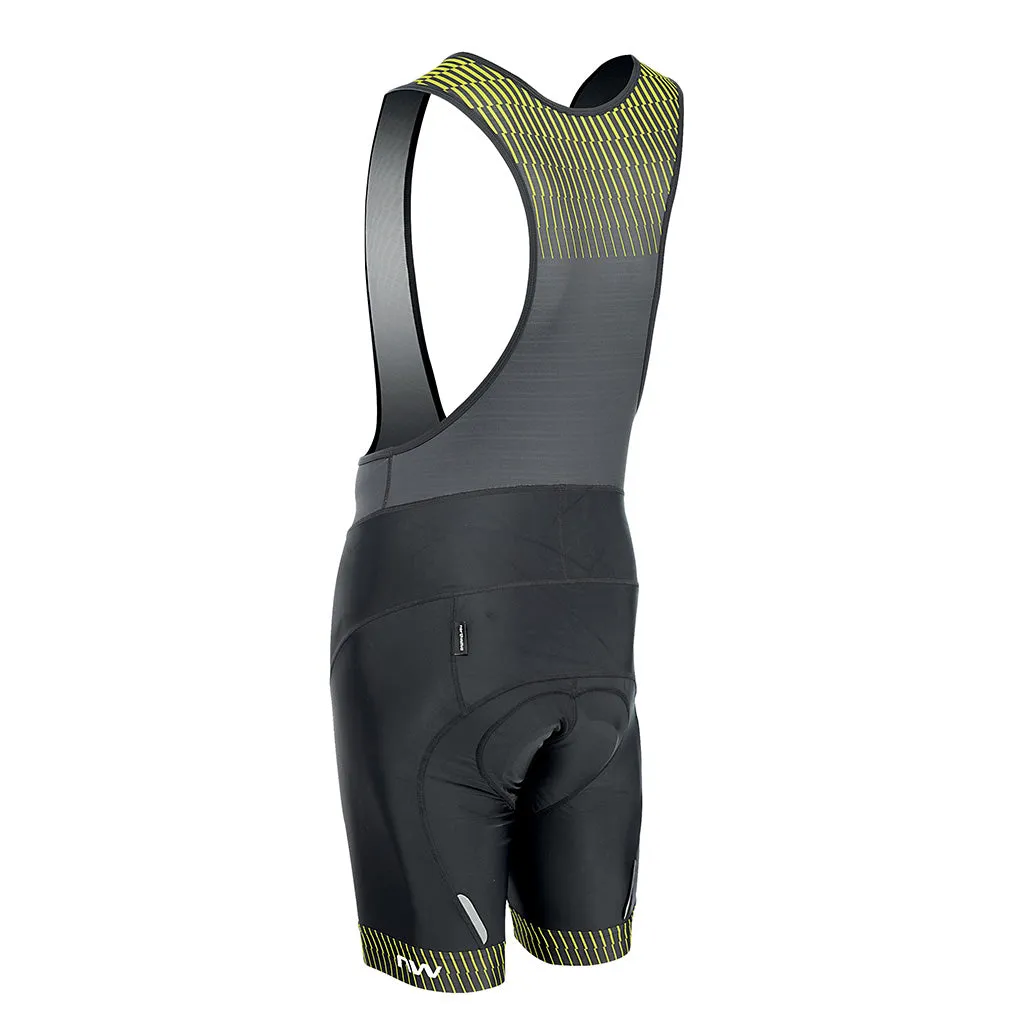 Northwave Origin Bibshorts 2022 - Black/Yellow Fluo