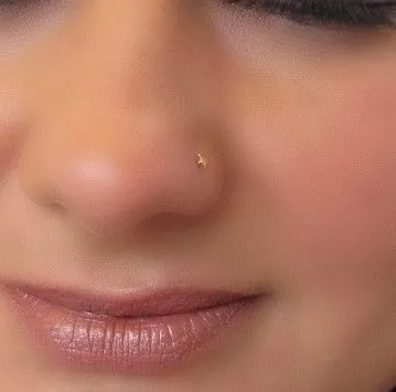 Nose Stud Tiny Star 3mm Choose Your Style and Metal