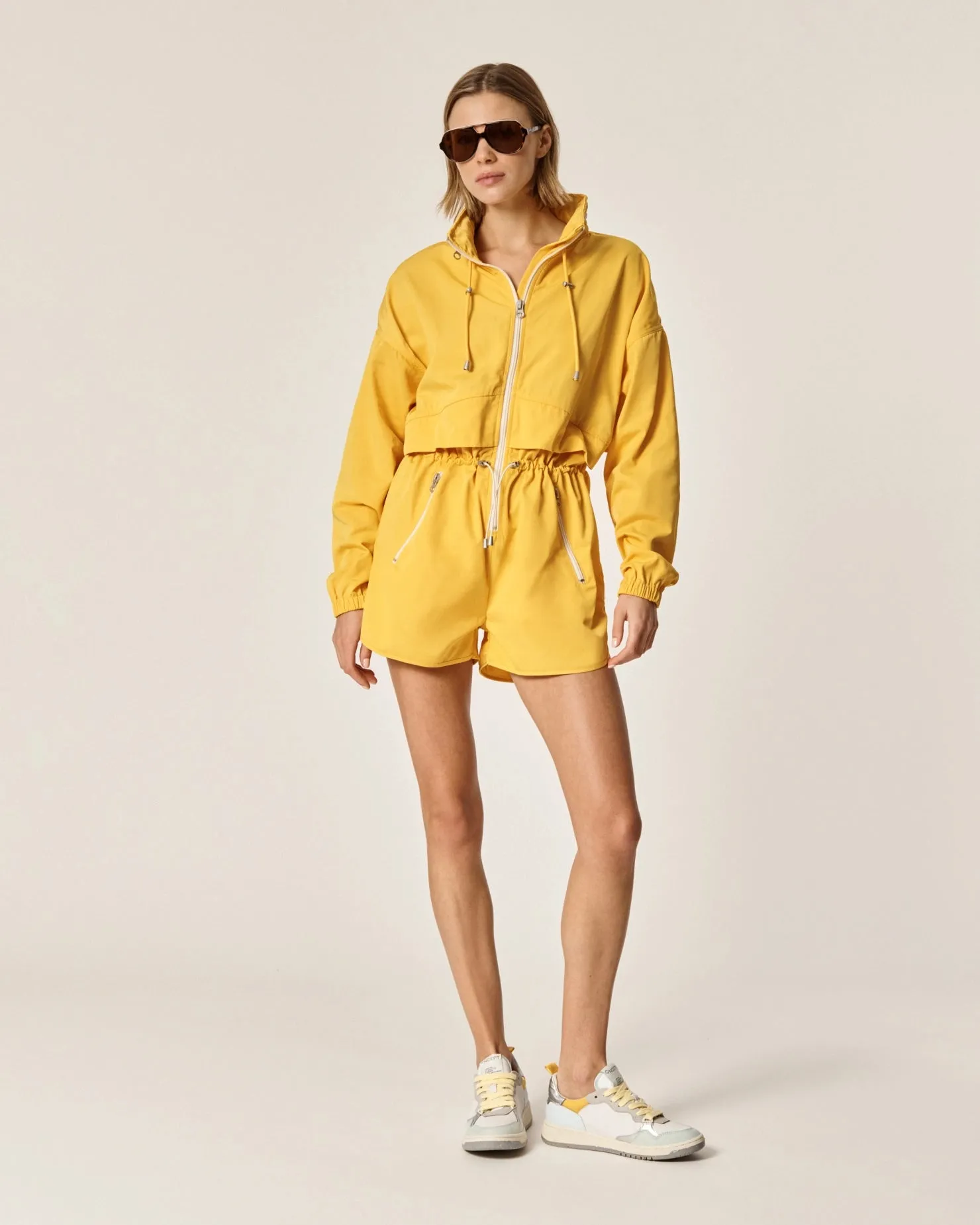 ONCEPT | Brooke Utility Romper - Citrus Orange