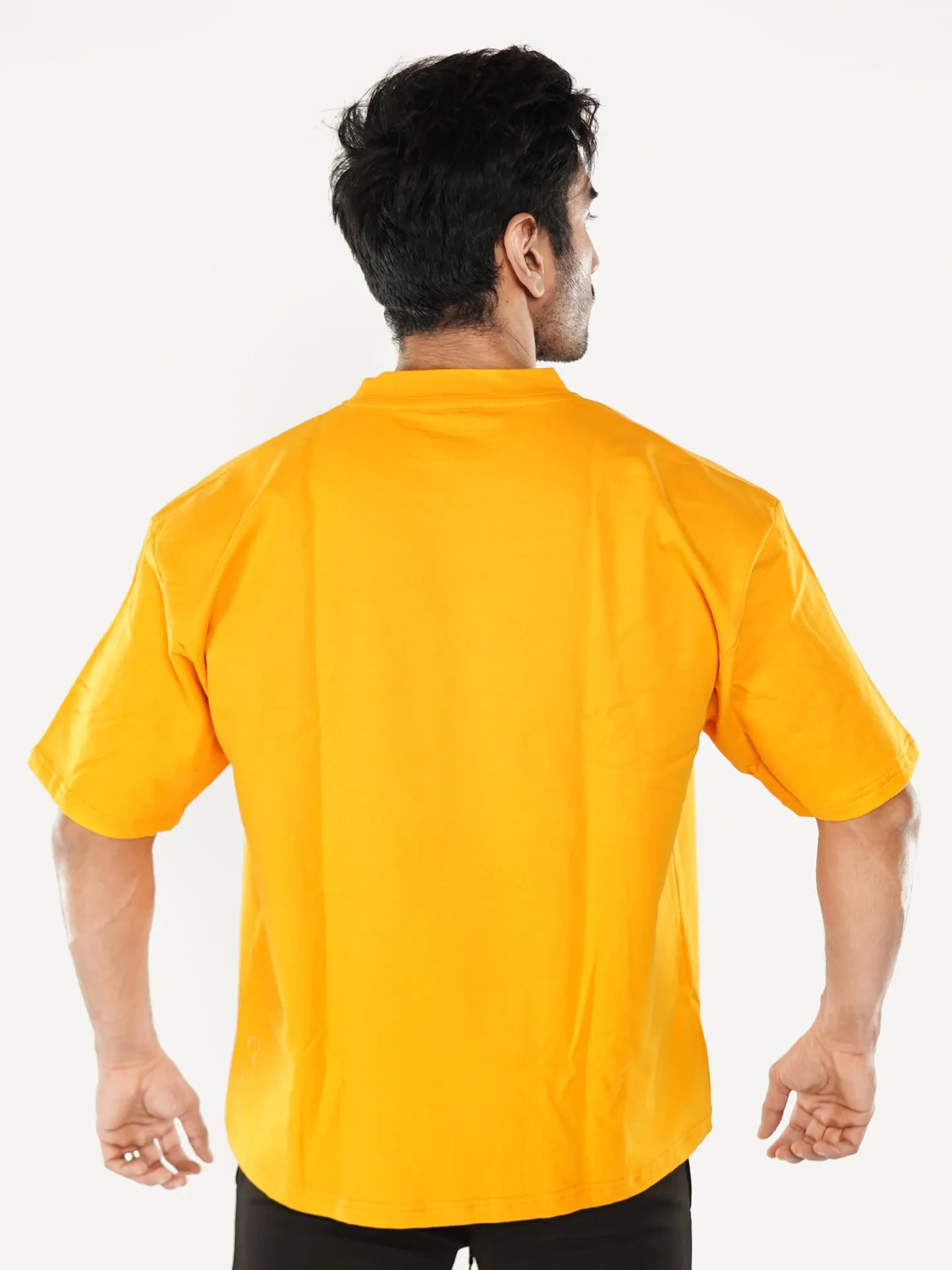 Oversized GymX Yellow Tee: Beast- Sale