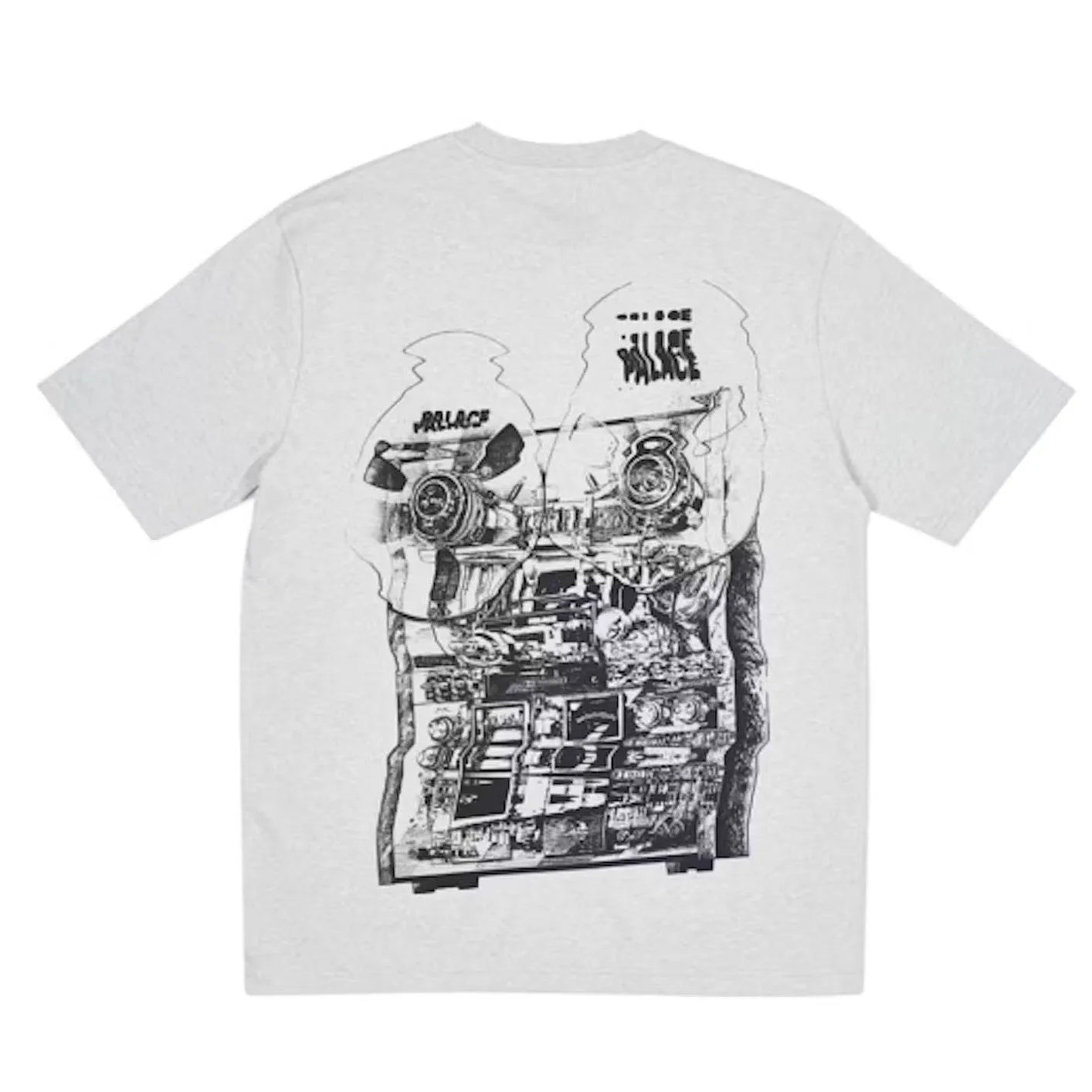 Palace Tri-Wobble T-Shirt (Grey Marl)