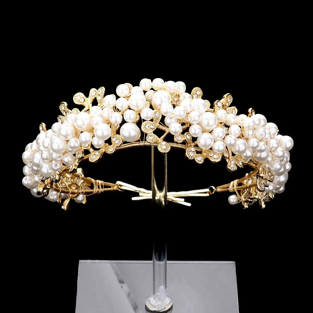 Pearl Cluster Headpiece