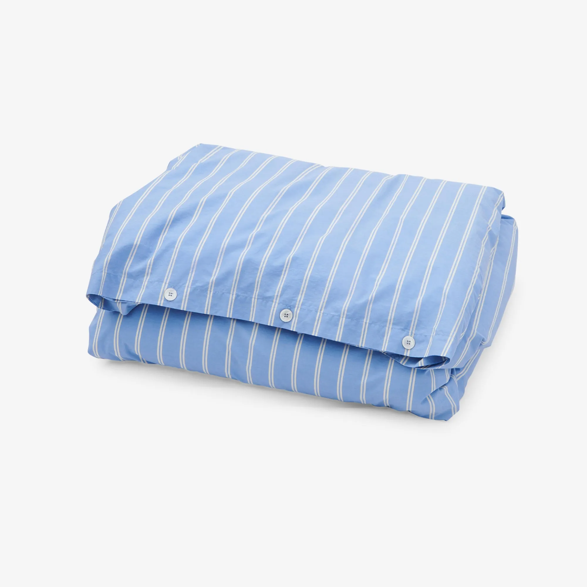 Percale Duvet Cover Island Blue