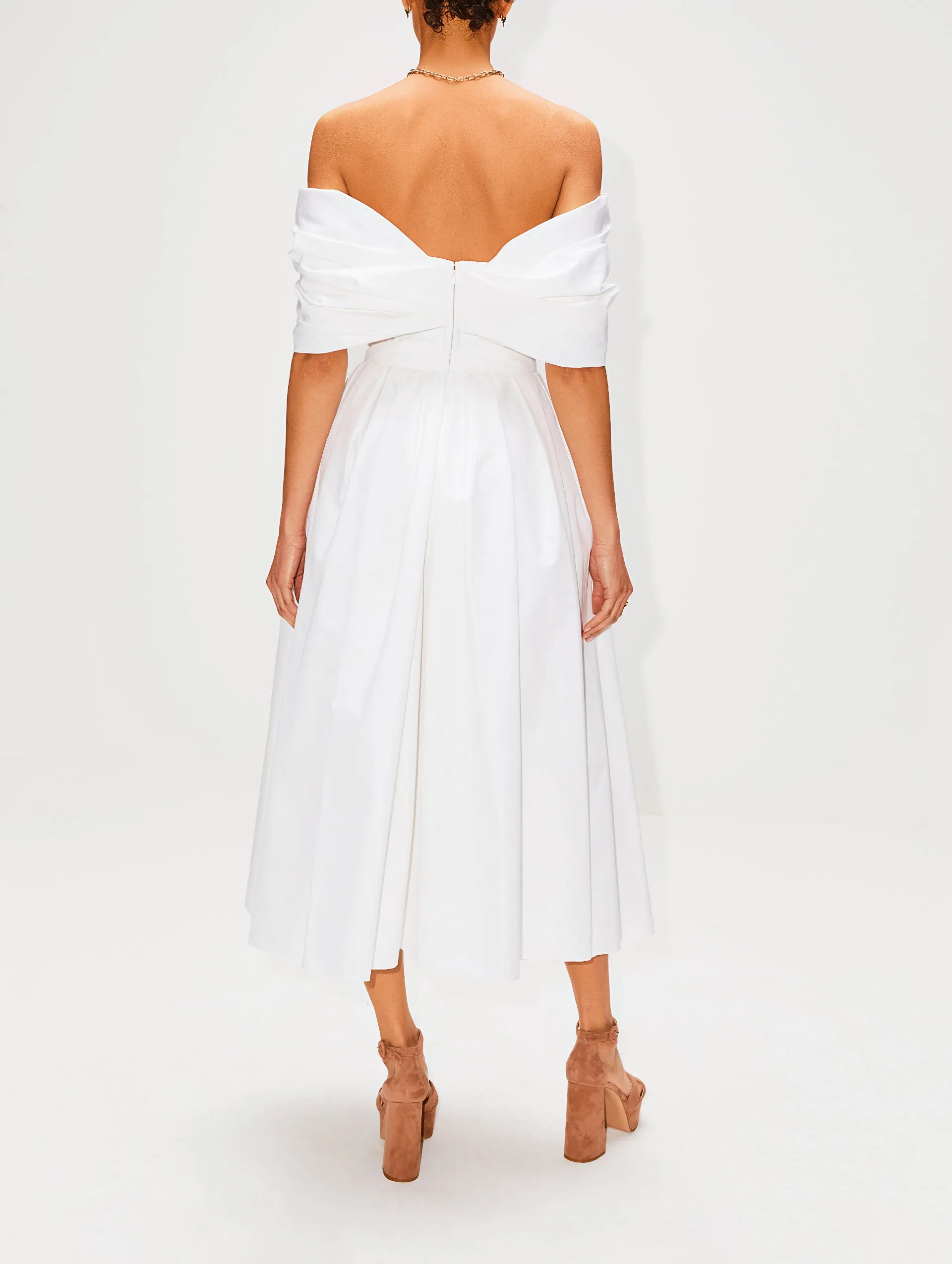 Poplin Midi Dress