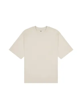 Prior Embroidery Logo Oversized T-shirt Bone