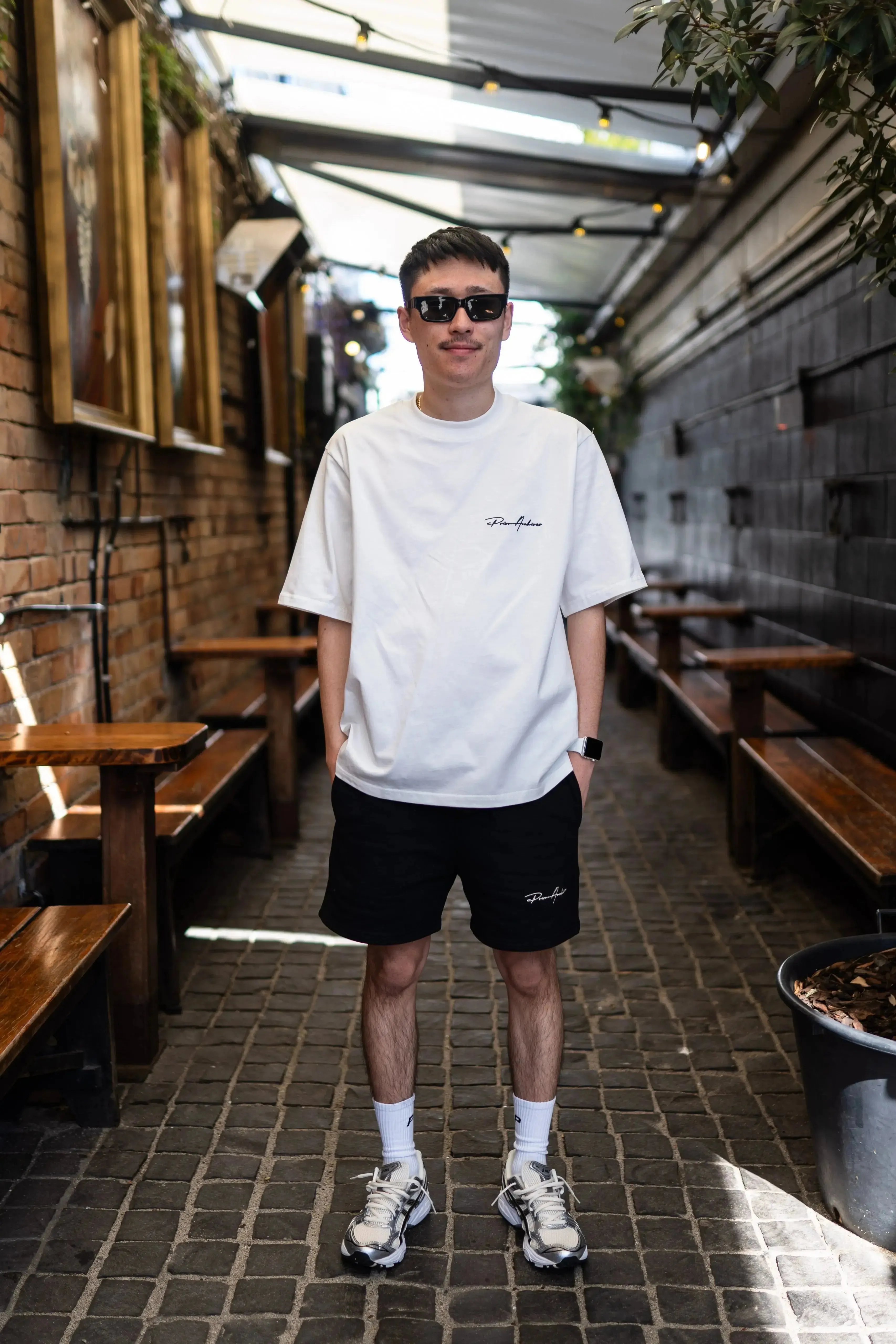 Prior Embroidery Logo Oversized T-shirt Fog 2.0 (New Sizing)