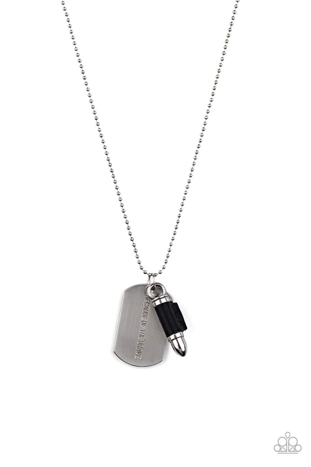 Proud Patriot - Black Paparazzi Urban Necklace