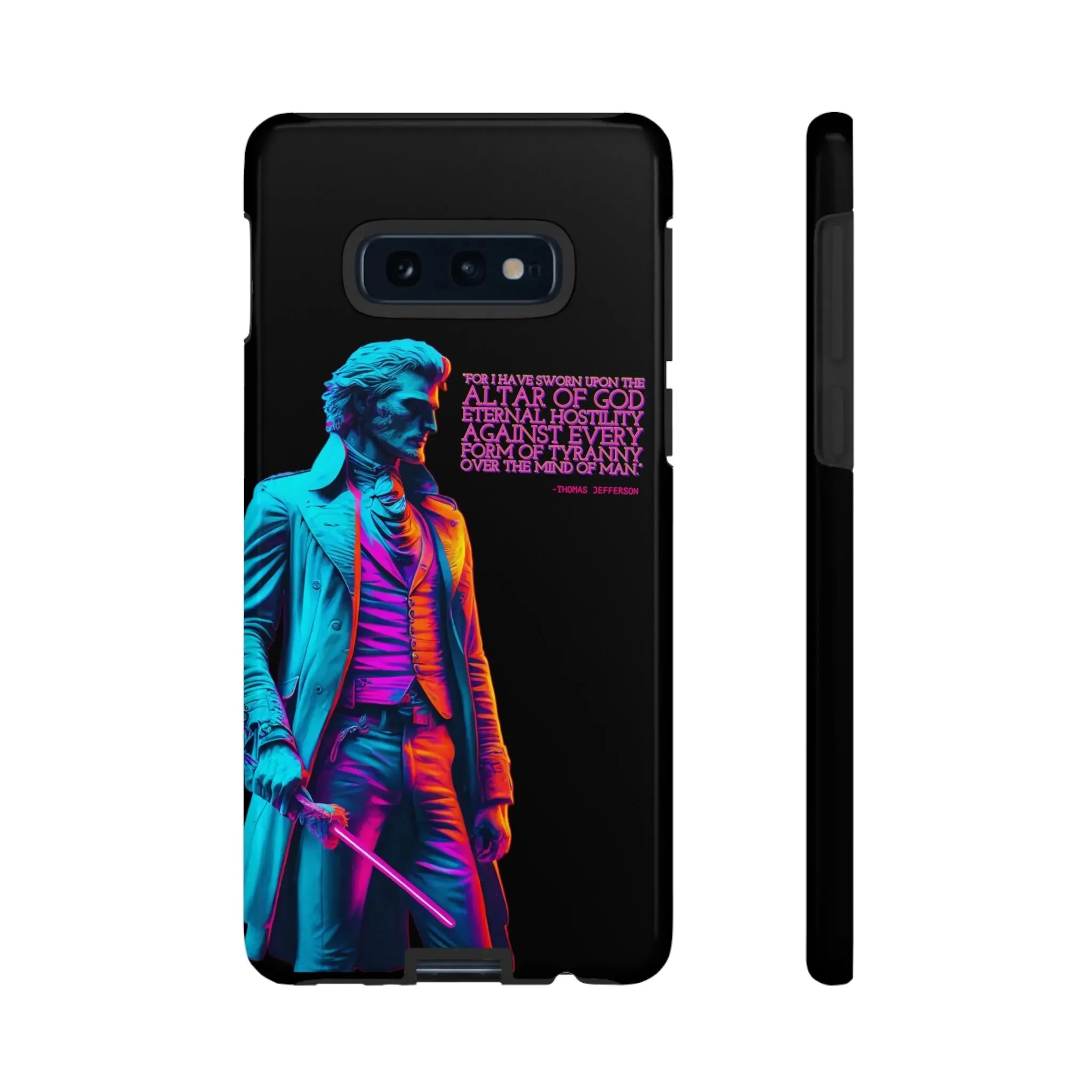 "Altar of God" Thomas Jefferson 80's Themed Phone Case