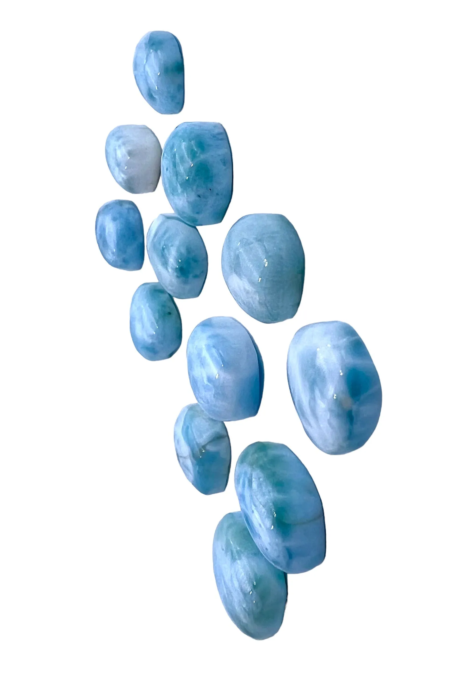 RARE Larimar Small Freeform Cabochon, (Select one Stone)