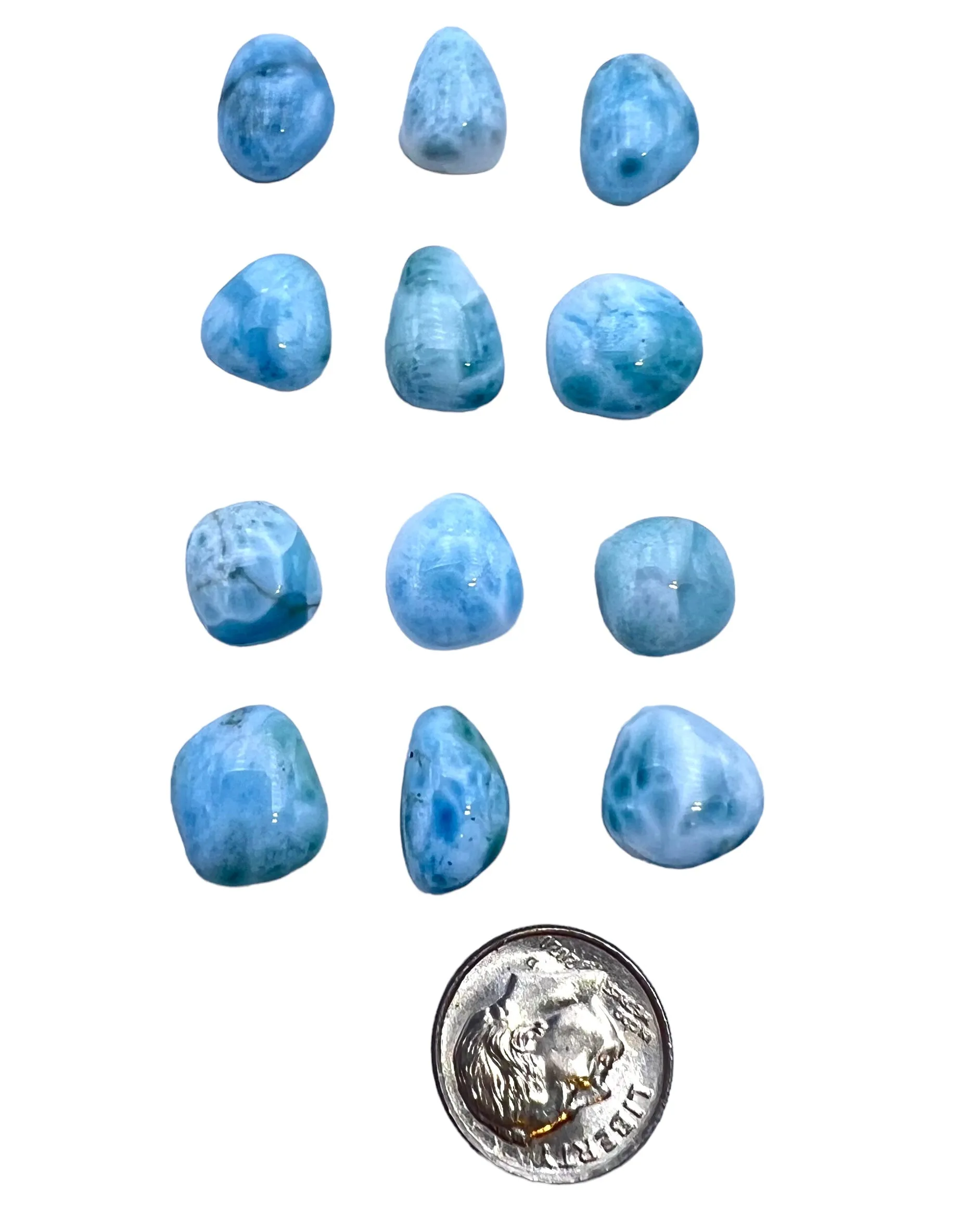 RARE Larimar Small Freeform Cabochon, (Select one Stone)