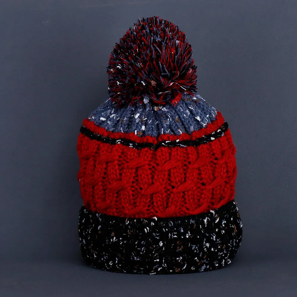 Retro fun Ball stripe Knitted Hat