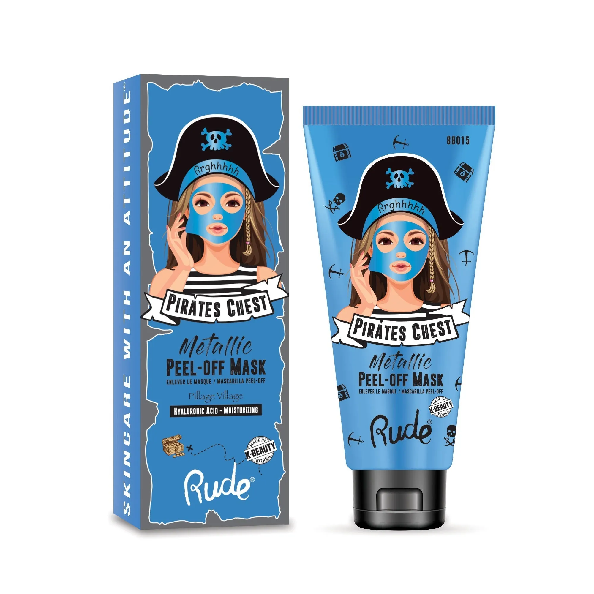 RUDE Pirate's Chest Peel Off Mask