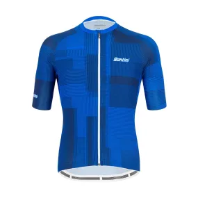 Santini Karma Kinetic Jersey - Royal Blue