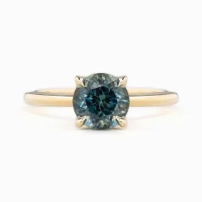 Sara Ring 2.04ct Blue Montana Sapphire, 14k Yellow Gold (One of a kind)