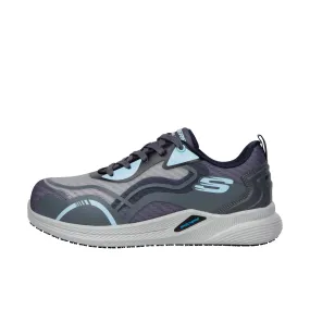 Skechers Womens Carbix Composite Toe Gray Aqua