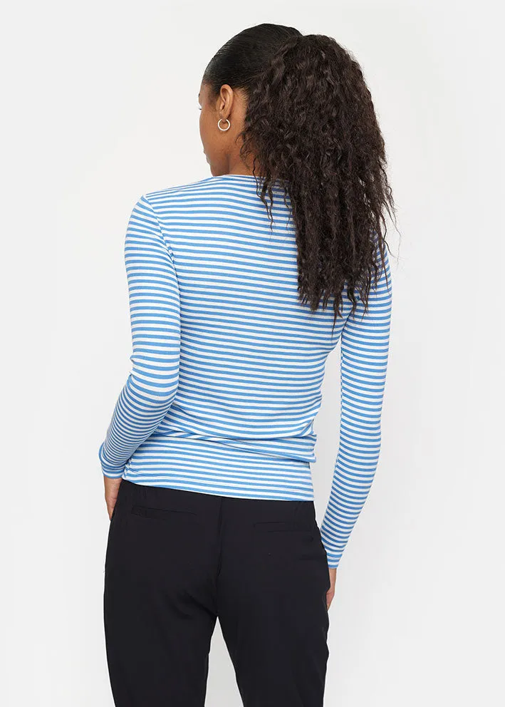 Soft Rebels Fenja Stripe O-neck T-shirt SR124-303 Regatta