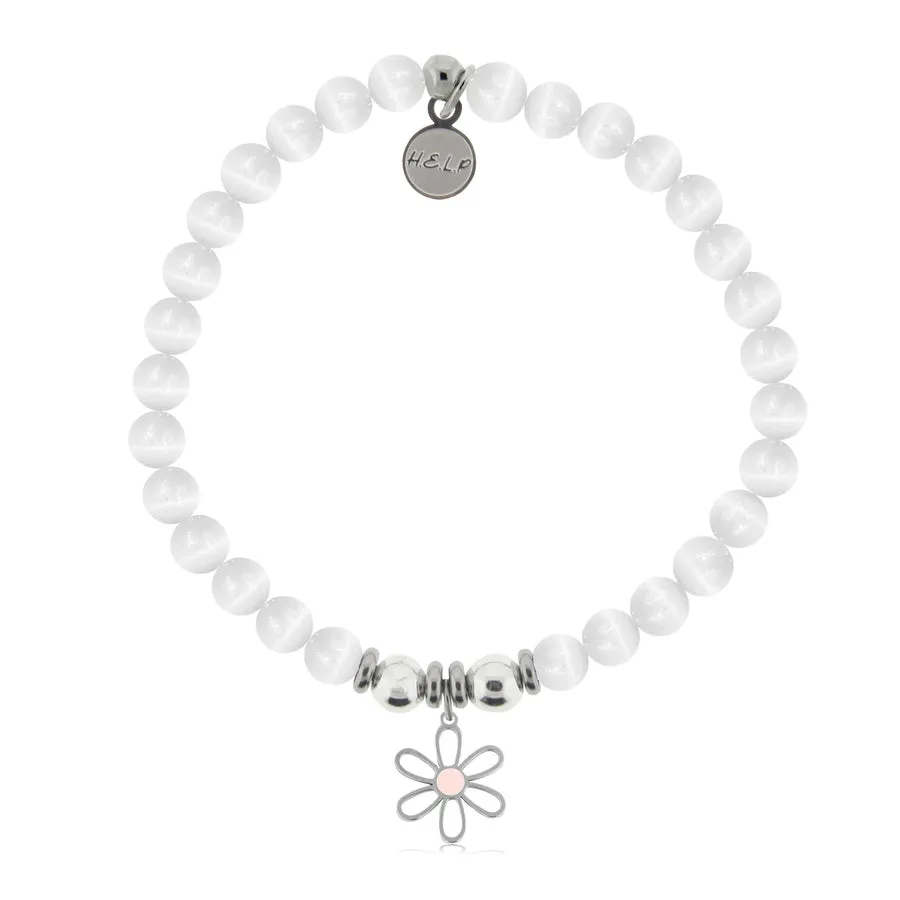 T. Jazelle H.E.L.P Flower Charm Bracelet