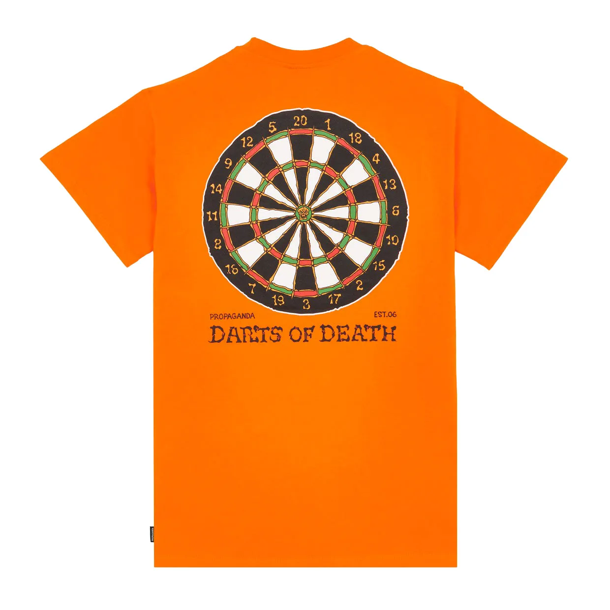 T-shirt Uomo Propaganda Darts Arancione