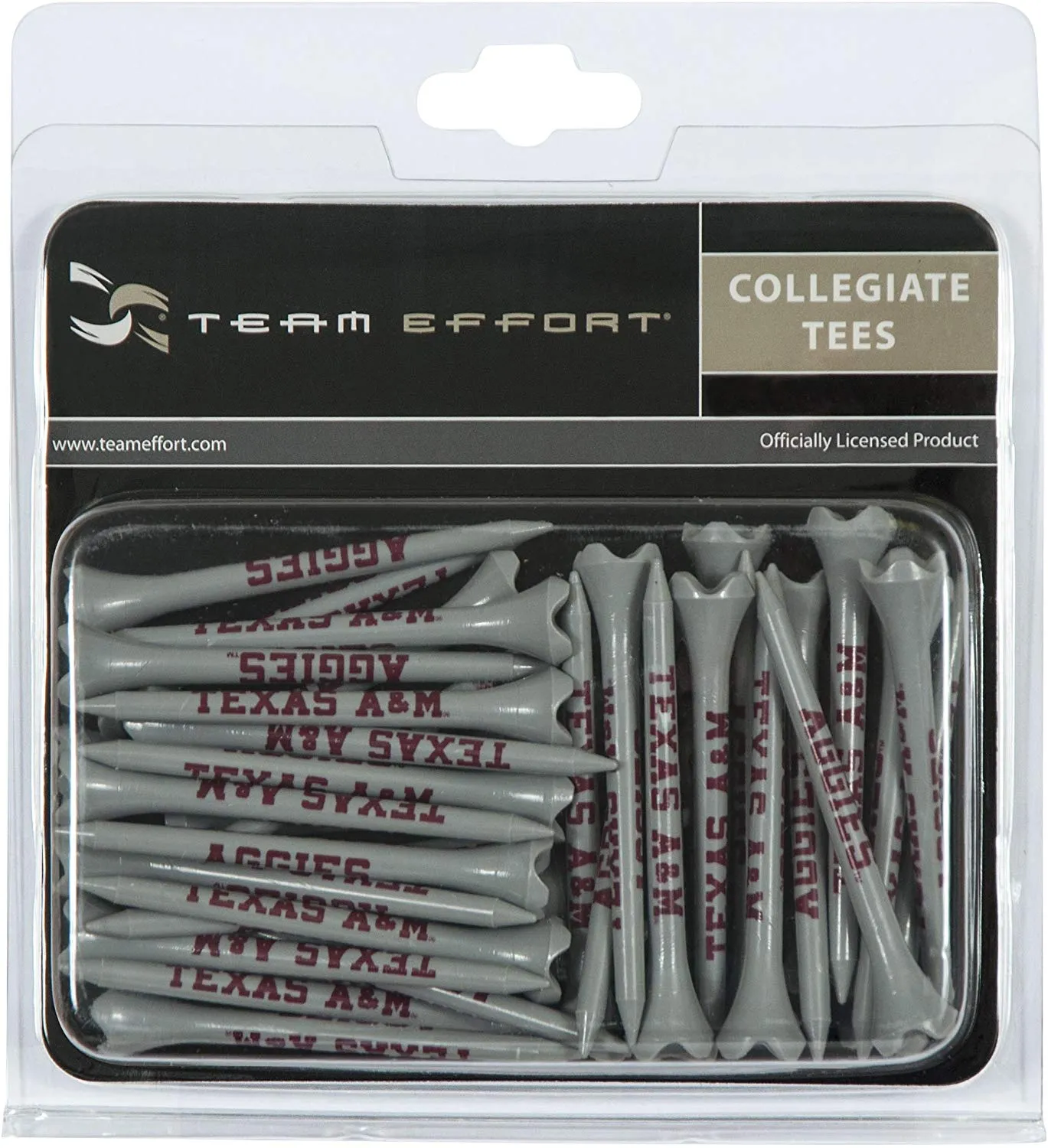 Team Effort Collegiate Golf Tees 40 pack