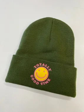 TGT Logo Green Beanie