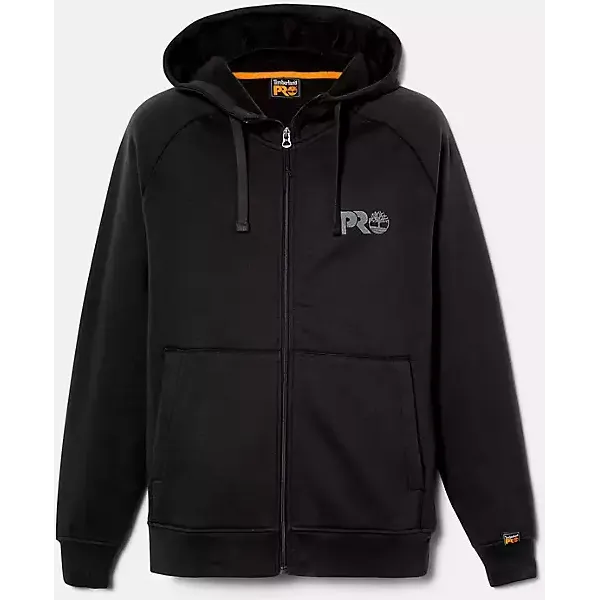 Timberland Pro Men's Hood Sport Zip Front Sweatshirt -Black- TB0A64RN001