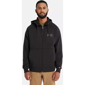 Timberland Pro Men's Hood Sport Zip Front Sweatshirt -Black- TB0A64RN001