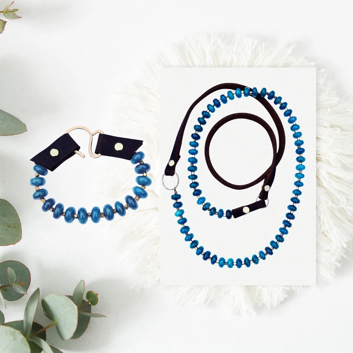 True Self Discovery: Apatite Jewelry Set