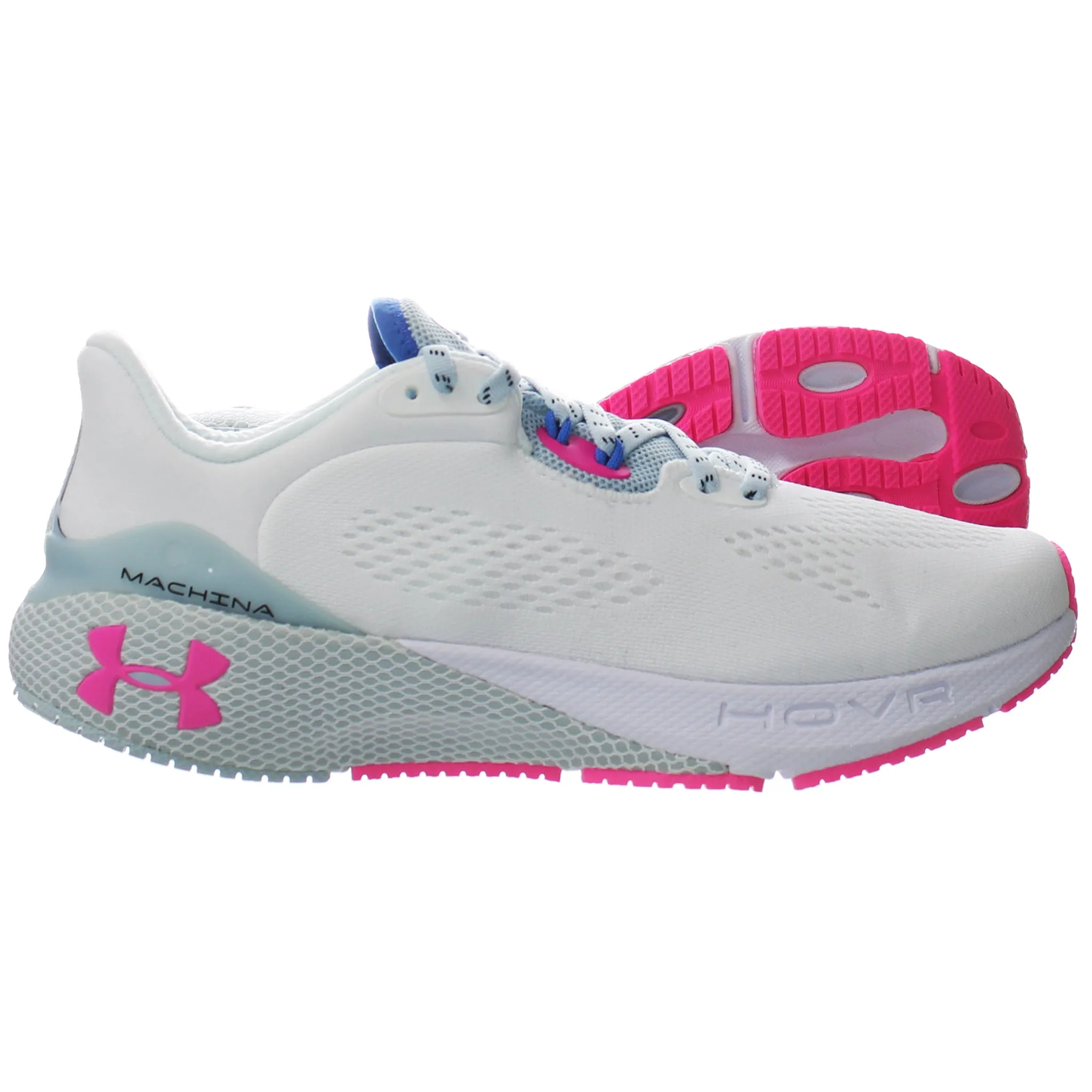 Under Armour HOVR Machina 3 White Womens Running Trainers