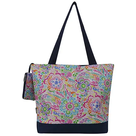 Wild Flower NGIL Canvas Tote Bag