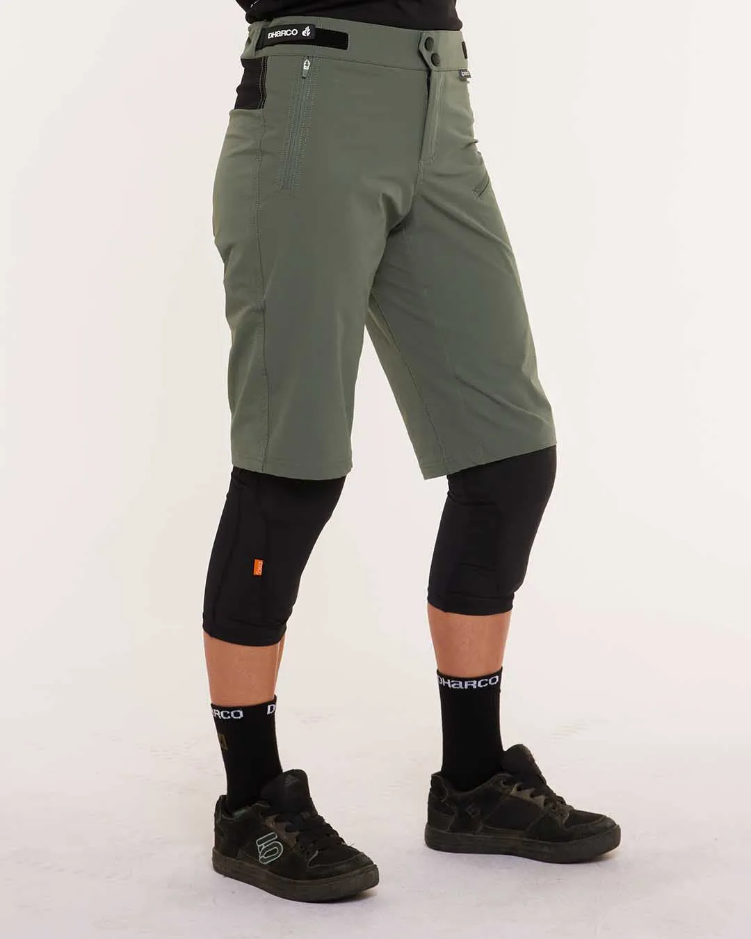 Womens Gravity Shorts | Gorilla Green