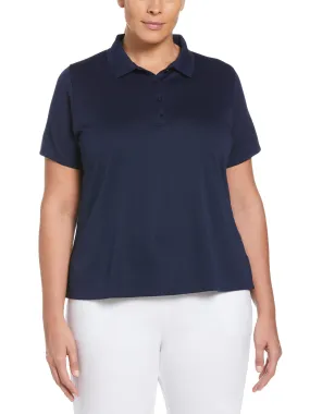 Womens Plus Swing Tech Polo