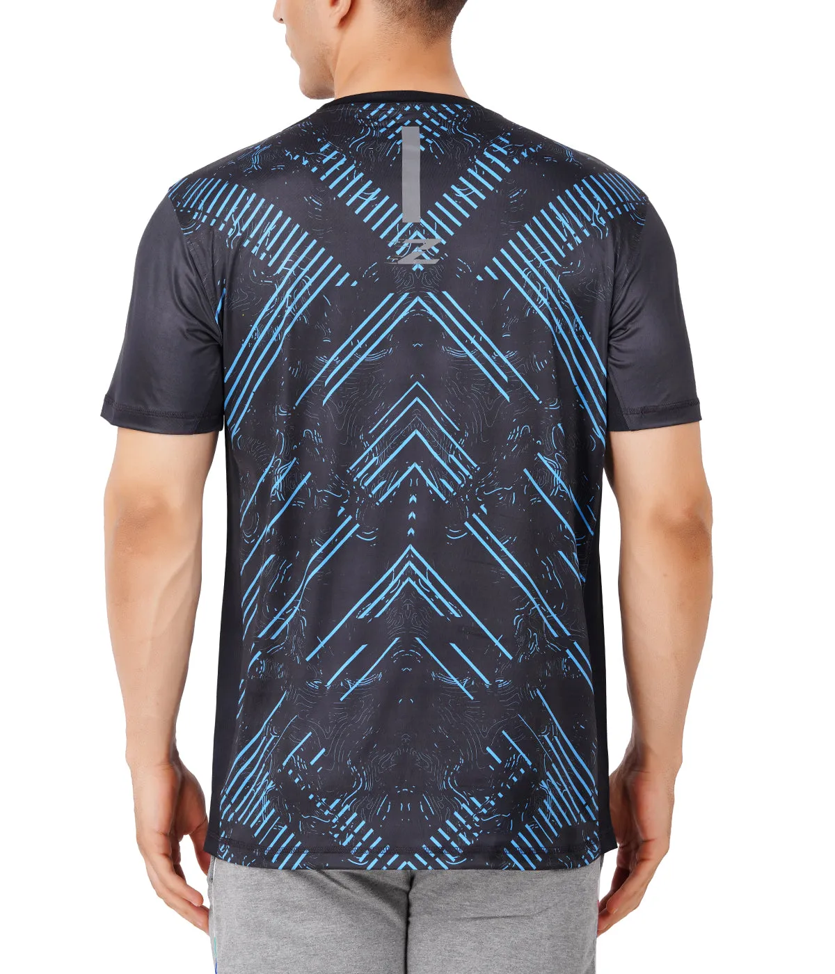 ZAKPRO Sports Tees for Men (Cross Blue)